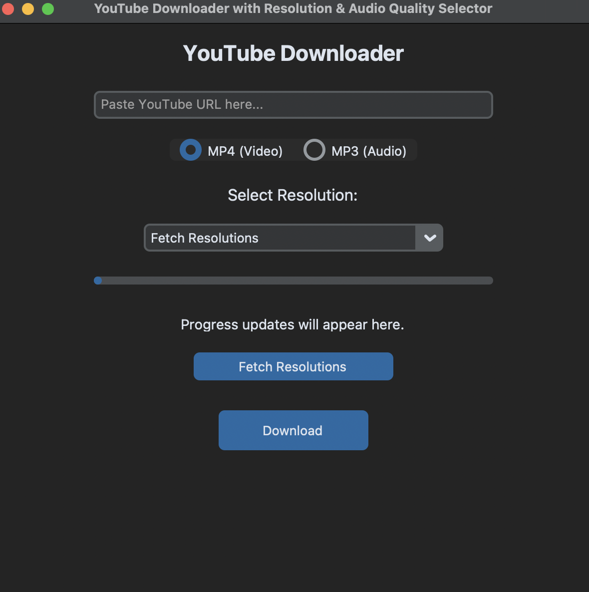 Downloader UI